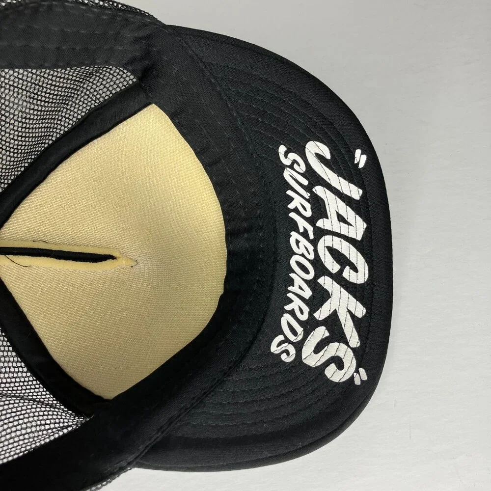 Jacks Surfboards Black Adjustable Hat Cap